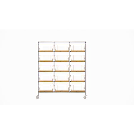 DXIRDSD9150 - Dome Storage Rack -  Holds 150 Domes or 300 Bases/Underliners  - Stainless Steel