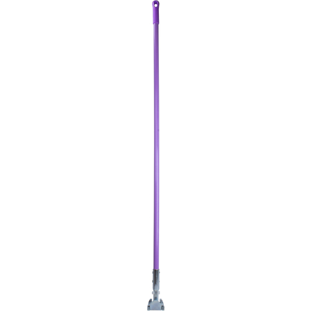 362113EC68 - Fiberglass Dust Mop Handle with Clip-On Connector 60" - Purple