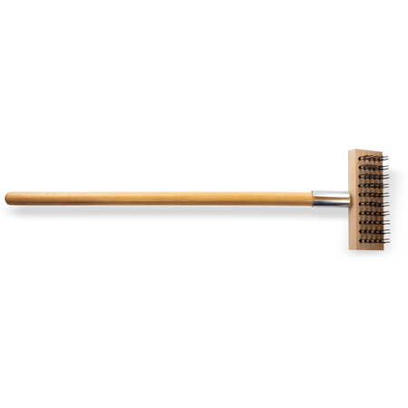 36372500 - Oven Grill Brush & Scraper with Handle 30" - Natural