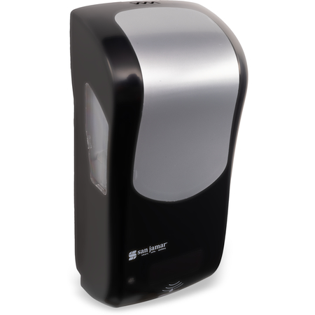 SHF970BKSS - Summit Rely® Hybrid Electronic Soap, Foam, 900 mL, Black/Stainless Steel - Black - Stainless Steel