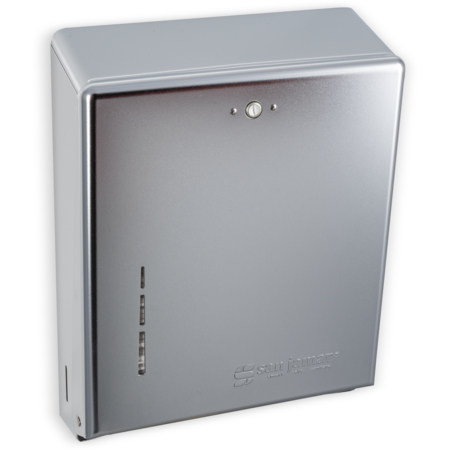 T1900XC - Metal 500 Multifold/300 C-Fold Towel Dispenser, Chrome - Chrome