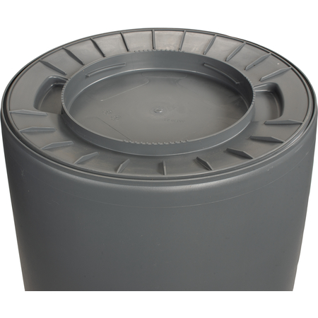 34103223 - Bronco™ Round Waste Bin Trash Container 32 Gallon - Gray