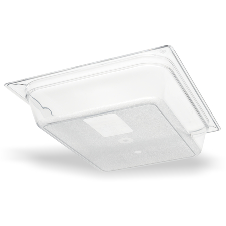 Vigor 1/2 Size Clear Polycarbonate Food Pan - 4 Deep