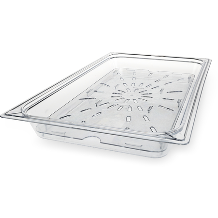 1021507 - StorPlus™ Polycarbonate Food Pan Drain Grate Full-Size - Clear