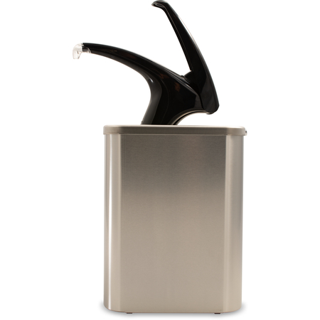P4900BK - FrontLine™ Pump Universal Countertop Box - Black  - Silver