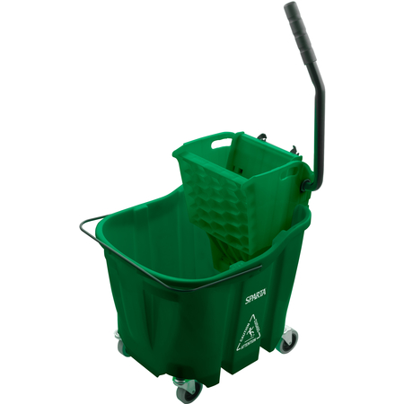 8690409 - OmniFit™ Mop Bucket Combo: Side Press Wringer  - Green