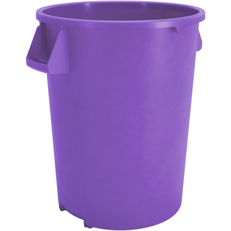 84104489 - Bronco™ Round Waste Bin Trash Container 44 Gallon - Purple