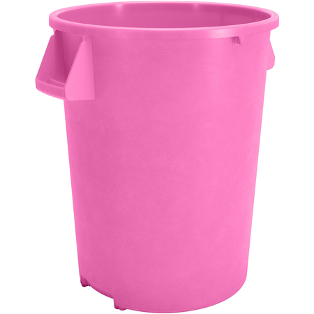 84104426 - Bronco™ Round Waste Bin Trash Container 44 Gallon - Bright Pink