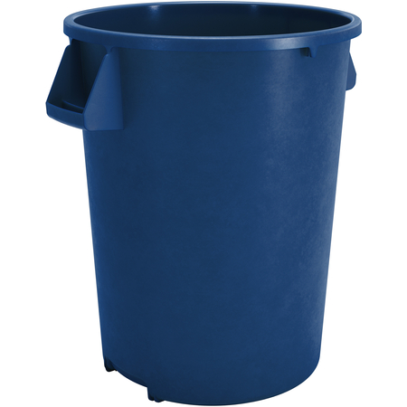 84103214 - Bronco™ Round Waste Bin Trash Container 32 Gallon - Blue