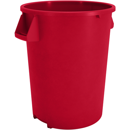 84103205 - Bronco™ Round Waste Bin Trash Container 32 Gallon - Red