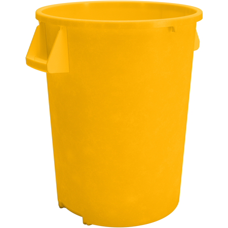 84103204 - Bronco™ Round Waste Bin Trash Container 32 Gallon - Yellow