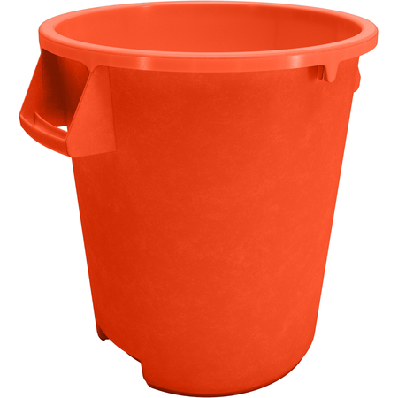 84101024 - Bronco™ Round Waste Bin Trash Container 10 Gallon - Orange