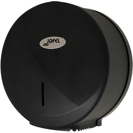 R2100MBK - Jofel Valor Single Tissue Dispenser, Plastic, Matte 9" - Black
