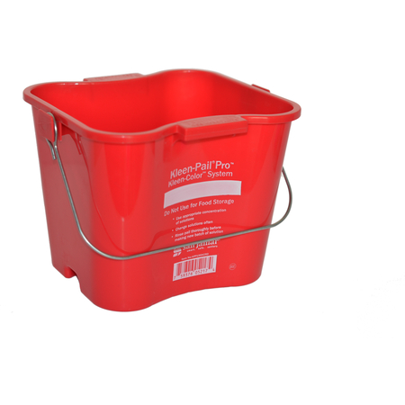 KPP196KCRD - Kleen Pail Pro Kleen-Color 6 Quart - Red | Carlisle ...