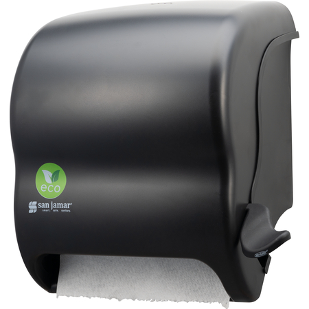 T950REBK - San Jamar Classic ecoLogic™ Element™ Lever Roll Towel Dispenser All Core Sizes - Black