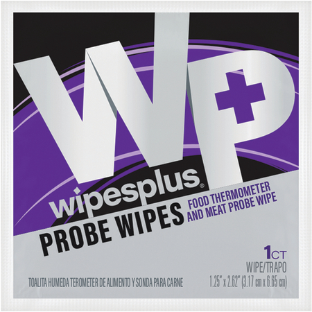 35084 - WipesPlus® 100ct Probe Wipe, Sachets 10/100s - White