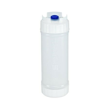 857316L - EZ-KLEEN® Sauce Bottle - Blue Valve - High Viscosity - 12 pack 16 oz. (12) - Natural