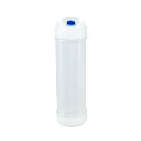 857324L - EZ-KLEEN® Sauce Bottle - Blue Valve - High Viscosity - 6 pack 24 oz. (6) - Natural