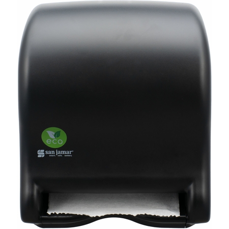 T8000REBK - San Jamar Classic ecoLogic™ Tear-N-Dry Essence™ Roll Towel Dispenser 1 - Black