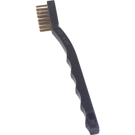4127000 - Flo-Pac® Utility Brush with Brass Bristles 7" Long - Black