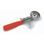 60300-24 - Stainless Steel Disher Scoop #24 Size 1.8 oz - Red