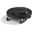 3691003 - Bronco™ Round Waste Container Trash Can Dolly with Replaceable Casters 20, 32, 44 and 55 Gallon - Black