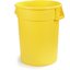 34103204 - Bronco™ Round Waste Bin Trash Container 32 Gallon - Yellow