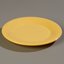 3301222 - Sierrus™ Melamine Wide Rim Dinner Plate 9" - Honey Yellow