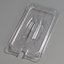 10271U07 - StorPlus™ Polycarbonate Notched Handled Universal Lid 1/3 Size - Clear