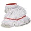 369424B00 - Flo-Pac® Large Looped-End Mop w/Red Band  - White-Red