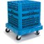 C223614 - E-Z Glide™ Warewashing Rack Dolly Without Handle 22.5" x 22.5" x 8" - Blue