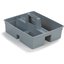 JC1945CB23 - 3-Compartment Tool Caddy for Janitorial Cart  - Gray