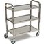 UC4031529 - Stainless Steel 3 Shelf Utility Cart 17.5" x 29.5" - Stainless Steel