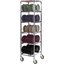 DX1173X80 - Dinex® Drying and Storage Cart (Holds 80 Domes or 160 Bases) 40" x 20.25" x 59" - Stainless Steel