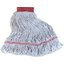 369424B00 - Flo-Pac® Large Looped-End Mop w/Red Band  - White-Red