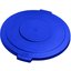 34105614 - Bronco™ Round Waste Bin Trash Container Lid 55 Gallon - Blue