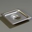 607160C - DuraPan™ Stainless Steel Steam Table Hotel Pan Handled Cover 1/6 Size