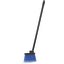 3685914 - Duo-Sweep® Wide Flagged Lobby Broom With 35" Black Metal Threaded Handle 30" - Blue