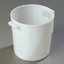 060002 - Polyethylene Bain Marie Food Storage Container 6 qt - White