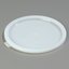 060302 - Polyethylene Bain Marie Food Storage Container Lid 6 - 8 qt - White