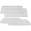 667207 - Six Star™ Replacement Sneeze Guard for Food Bar 4' - Clear