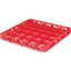 RE25C05 - OptiClean™ 25-Compartment Divided Glass Rack Extender 1.78" - Red