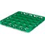 RE25C09 - OptiClean™ 25-Compartment Divided Glass Rack Extender 1.78" - Green