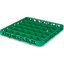 RE36C09 - OptiClean™ 36-Compartment Divided Glass Rack Extender 1.78" - Green