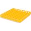 RE49C04 - OptiClean™ 49-Compartment Divided Glass Rack Extender 1.78" - Yellow