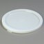 120202 - Polyethylene Bain Marie Food Storage Container Lid 12 - 22 qt - White