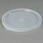 125230 - Polypropylene Bain Marie Food Storage Container Lid 12 - 22 qt - Translucent