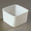 153202 - StorPlus™ Polyethylene Space Saver Food Storage Container 2 qt - White