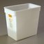 162902 - StorPlus™ Polyethylene Space Saver Food Storage Container 18 qt - White