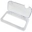 10279Z07 - StorPlus™ EZ Access Hinged Notched Universal Food Pan Lid 1/3 Size - Clear